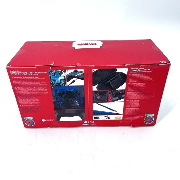 Nintendo Switch PDP REMATCH Zelda GLOW Controller & Travel Case Bundle - Picture 5 of 8